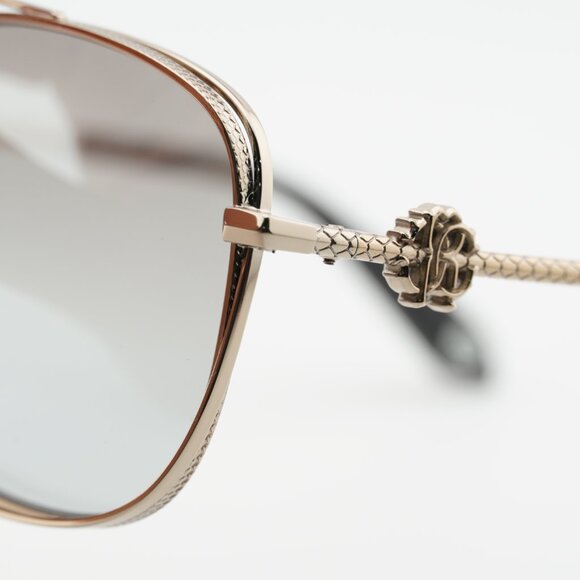 Roberto Cavalli SRC059M 8FFX Sunglasses Gold Square Frame  display picture 1